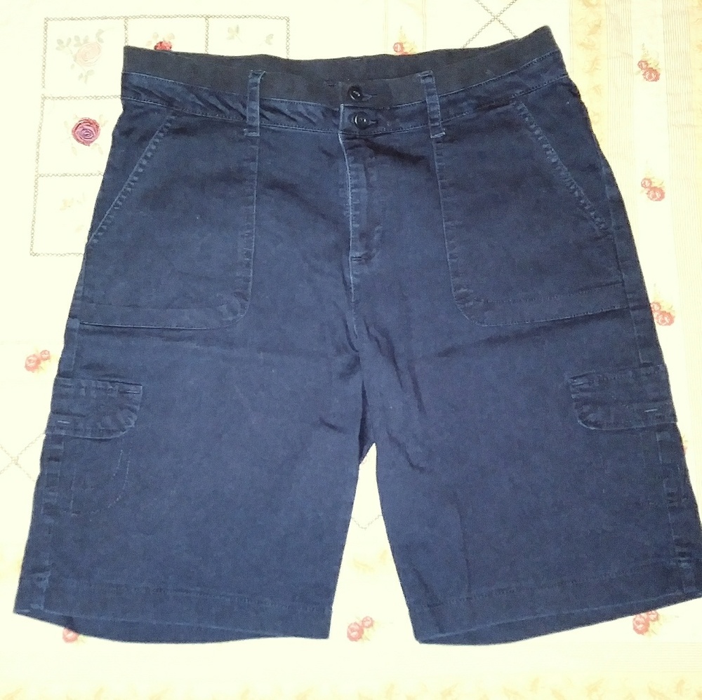Lee relaxed fit navy blue shorts